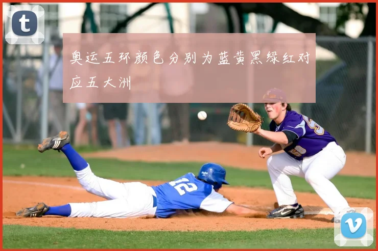 奥运五环颜色分别为蓝黄黑绿红对应五大洲